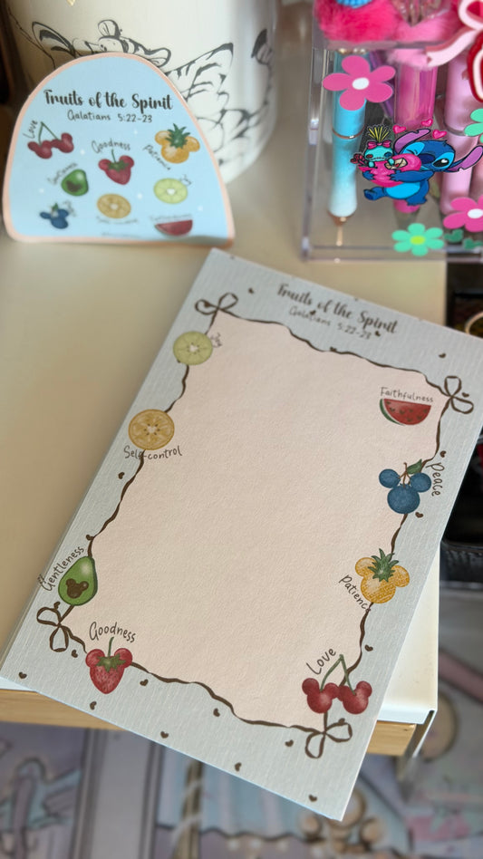 Fruits of the Spirit Notepad