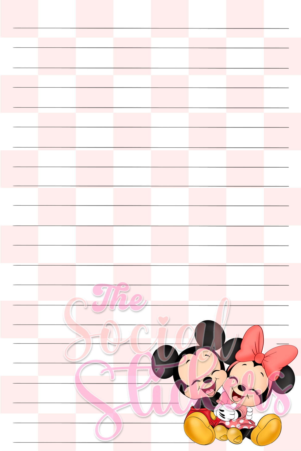 Baby Mouse Love Notepad