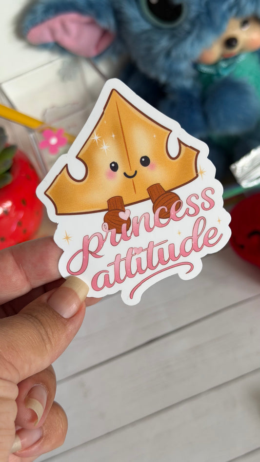 Princess Attitude Vinyl Sticker