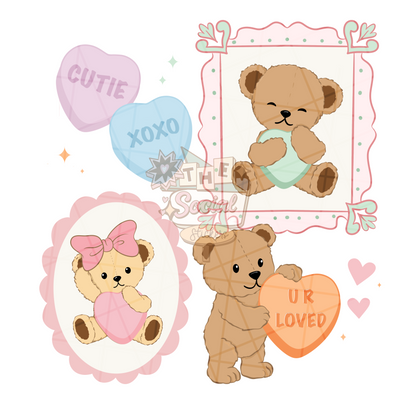 Teddy Sweet Tarts Digital File