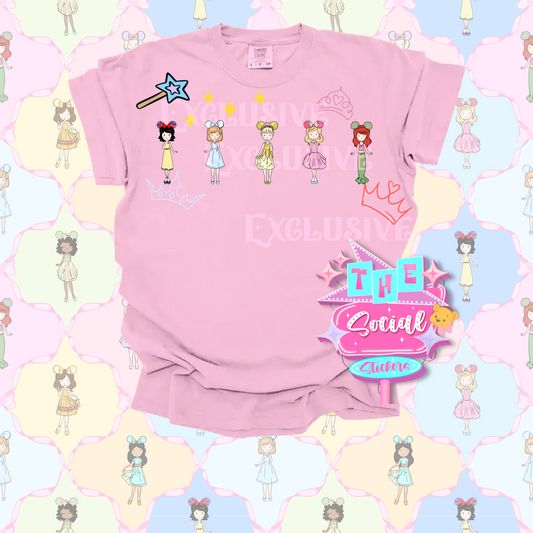 Bibbidi princess Tee (row 1)