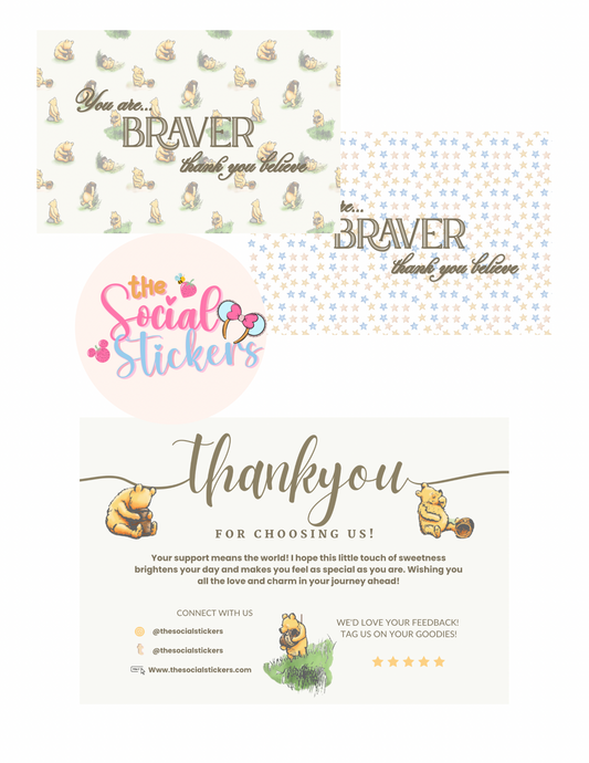 Braver Thank You Card