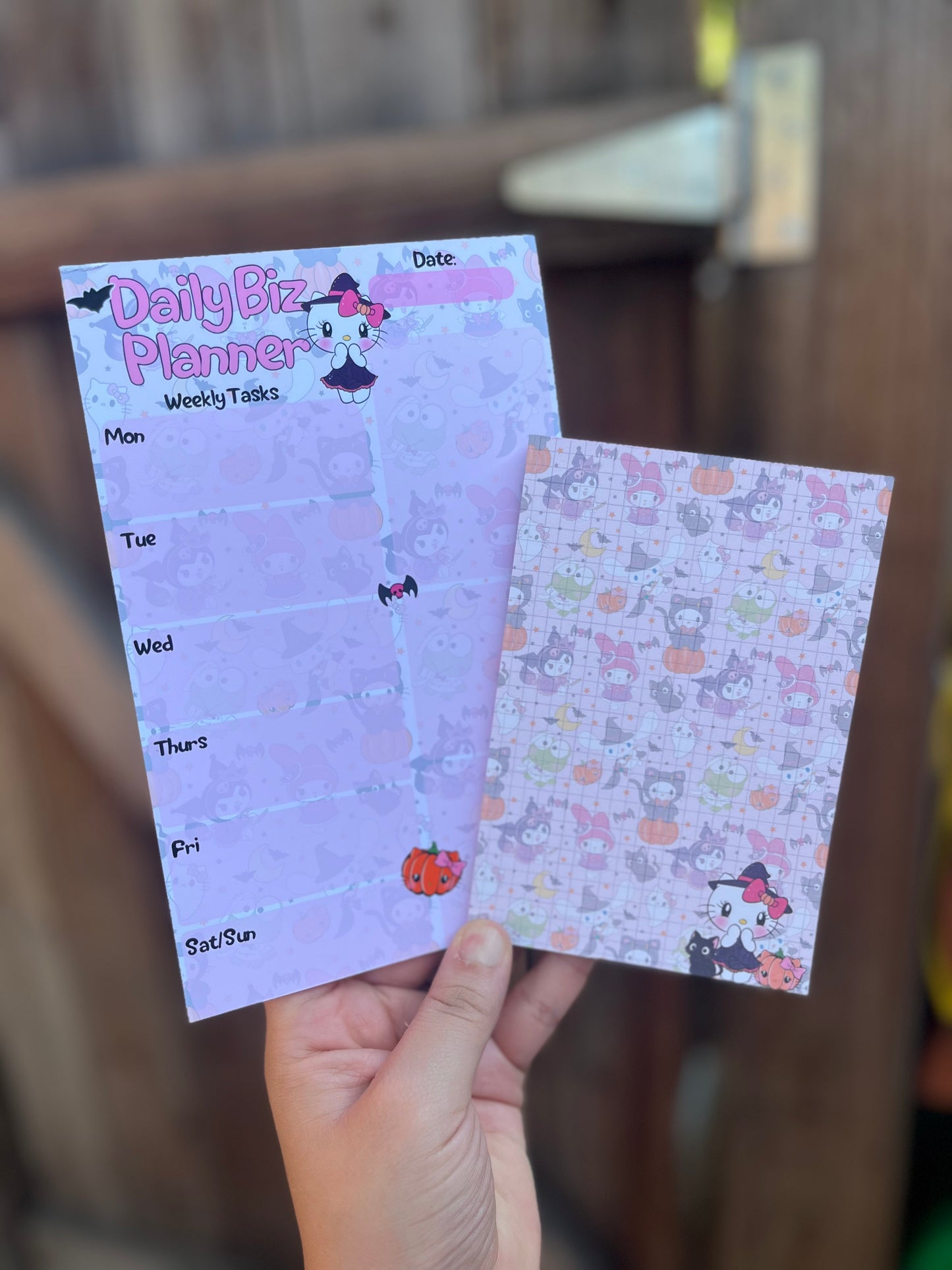 Spooky Kitty Notepad