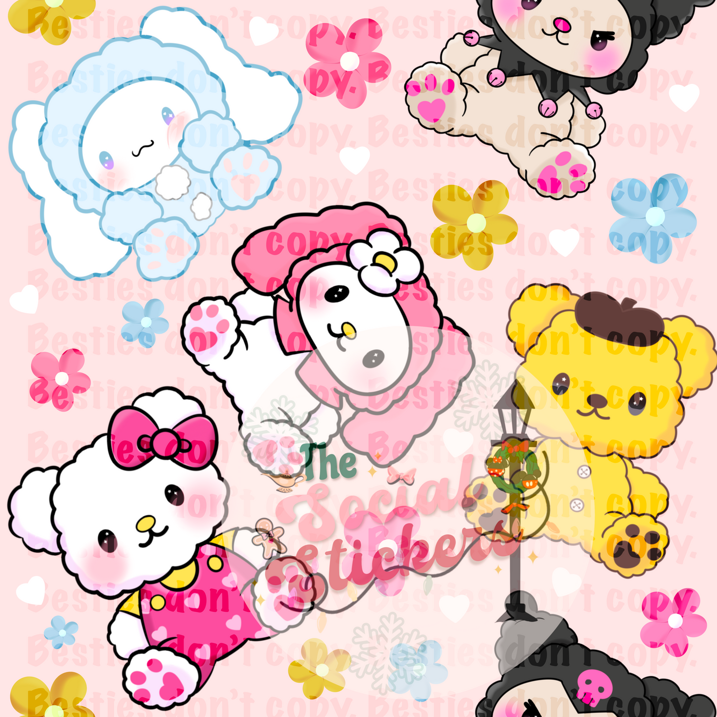 Teddy Bear Friends SEAMLESS FILE