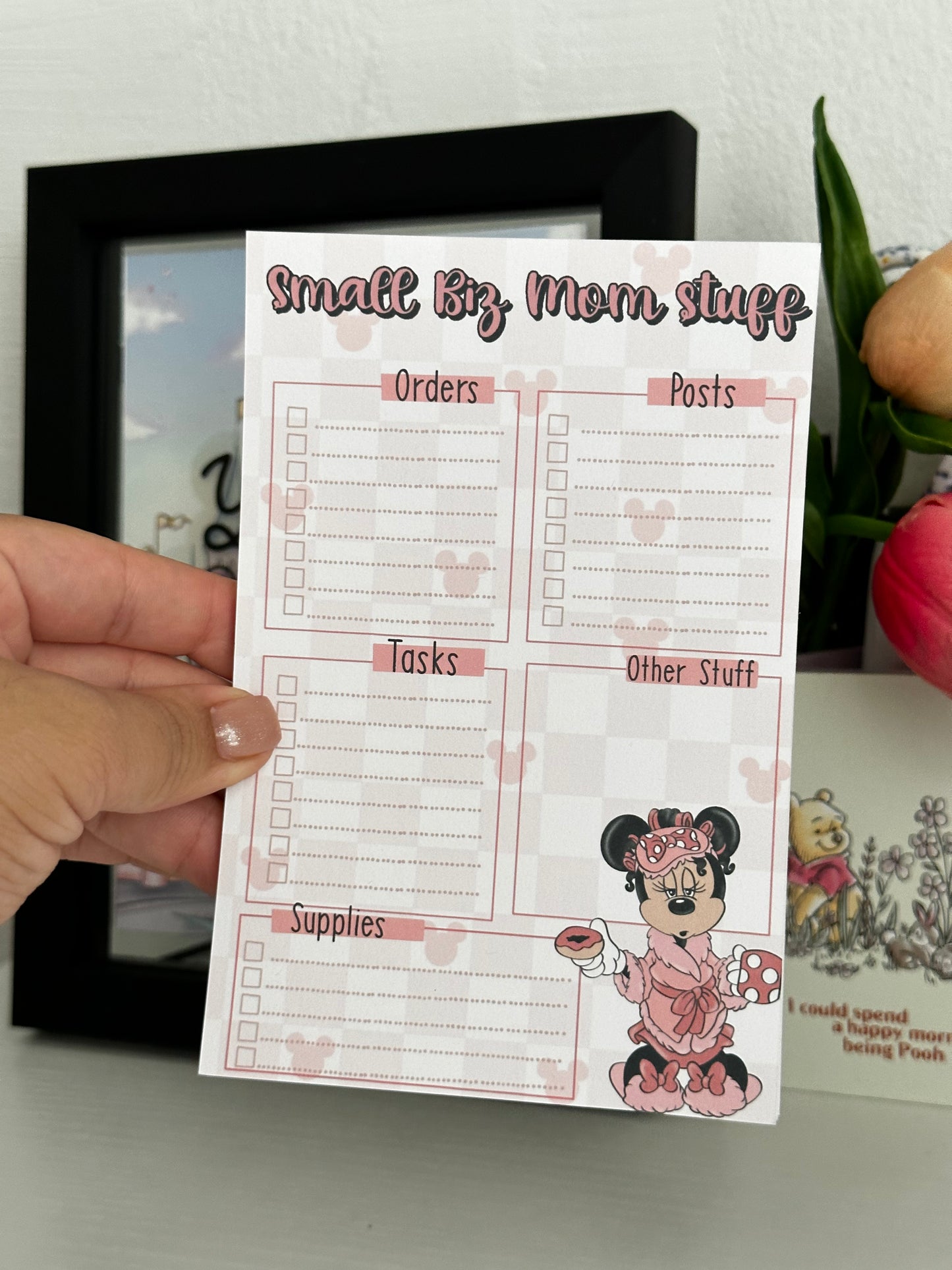 Small Biz Mom Stuff Everyday Planner Notepad