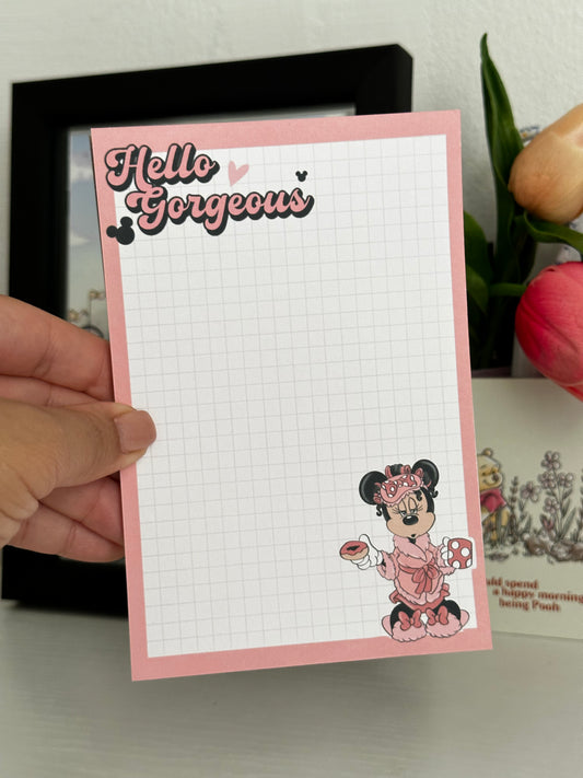 Hey Gorgeous Mouse Memo Notepad