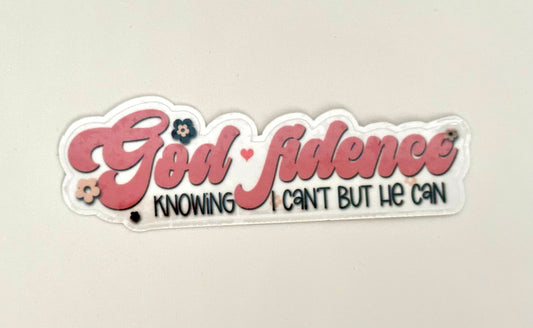 Godfidence Vinyl sticker