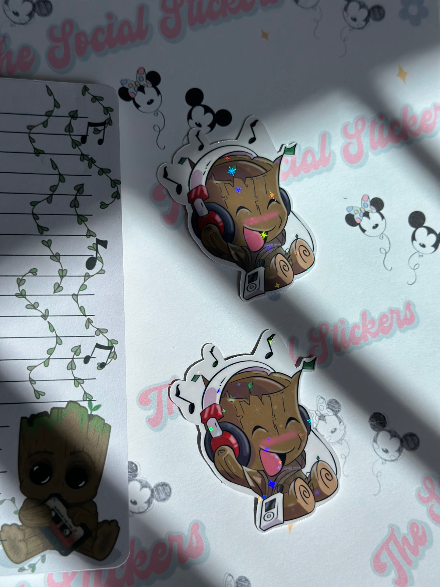 Feel The Music Tree Vinyl Sticker