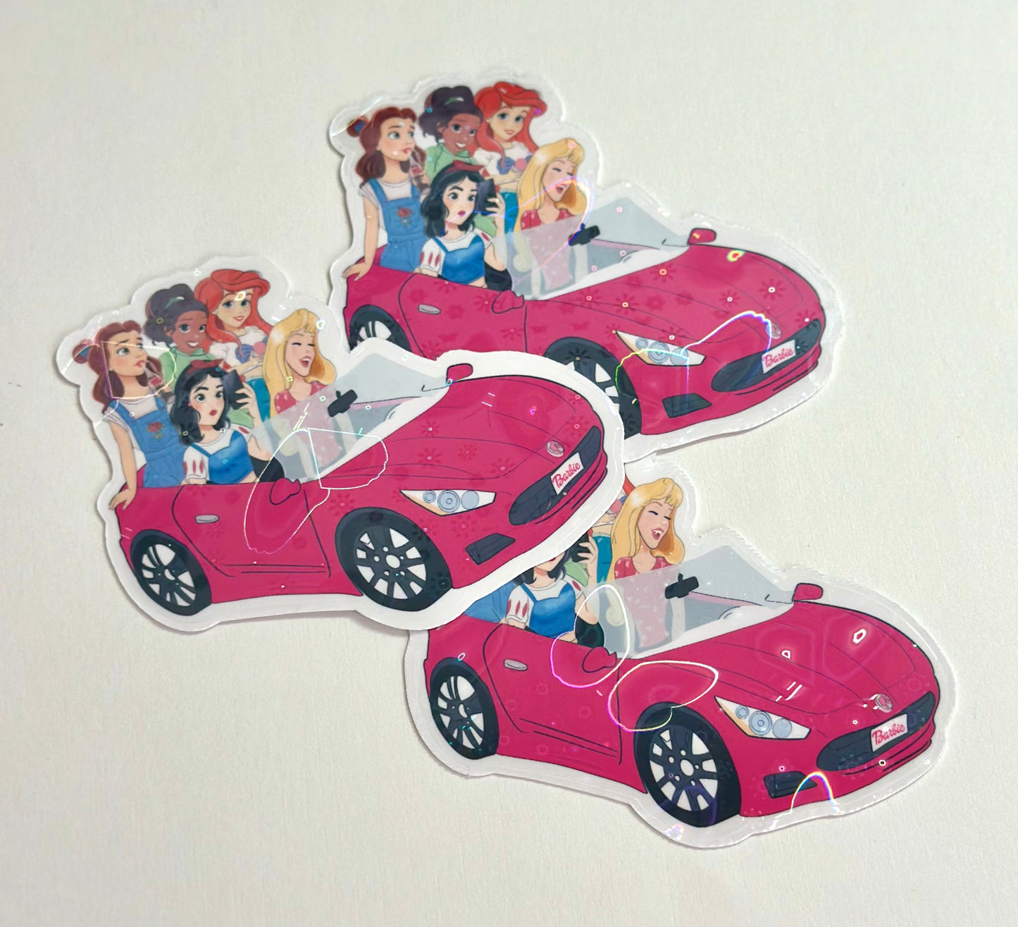 Royal Doll Ride Vinyl Sticker